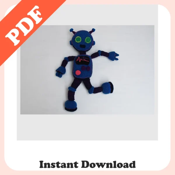 Best Amigurumi Blue Robot Pattern – Fun & Easy Crochet DIY