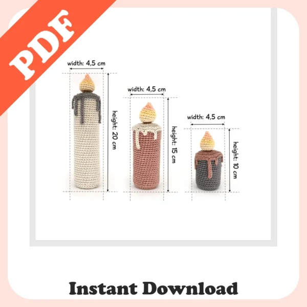Best Amigurumi Pattern Candles – Cozy Crochet Decor