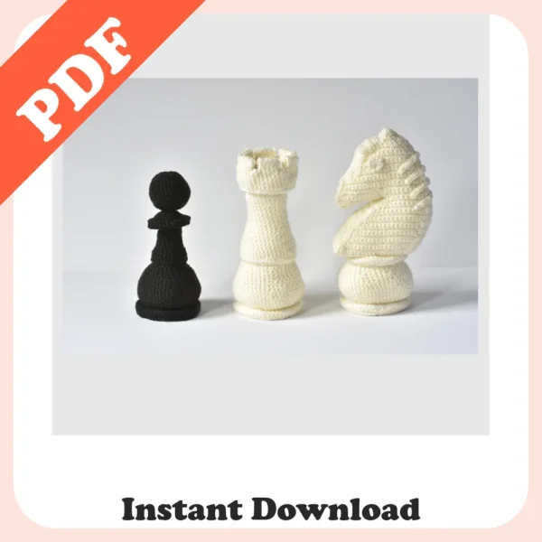 Best Amigurumi Pattern Chess Set – Easy Crochet Pieces