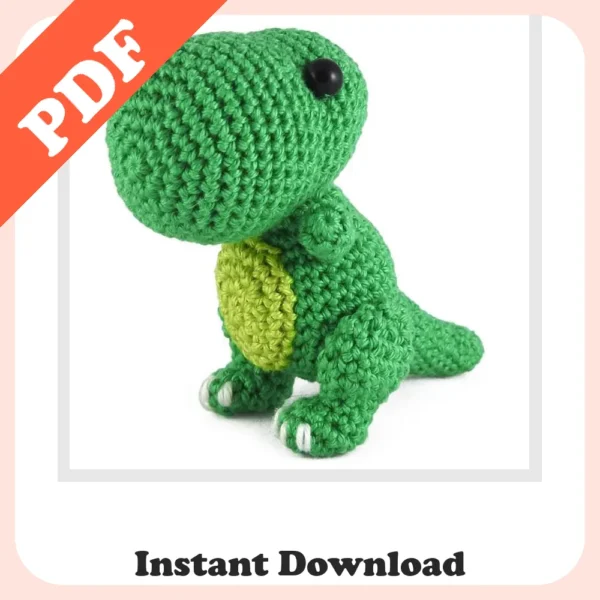 Best Amigurumi Pattern Dinosaur – Easy Crochet Set