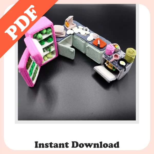 Best Amigurumi Pattern Fridge – Crochet a Miniature Kitchen
