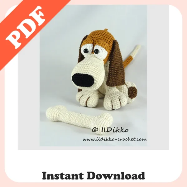Best Basset Hound Crochet Pattern – Cute Amigurumi Dog