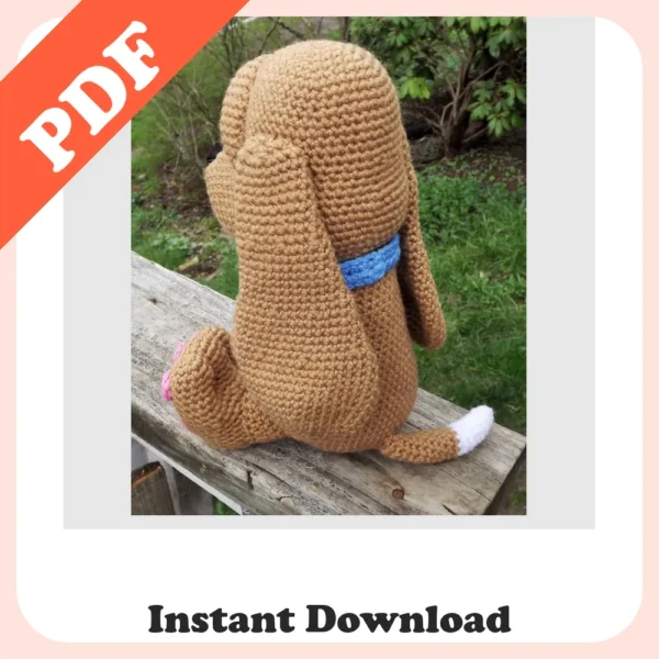 Best Basset Hound Crochet Pattern – Easy Amigurumi Dog