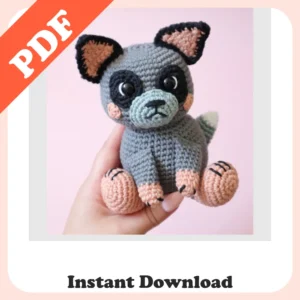 Best Blue Heeler Crochet Pattern – Easy Amigurumi Dog