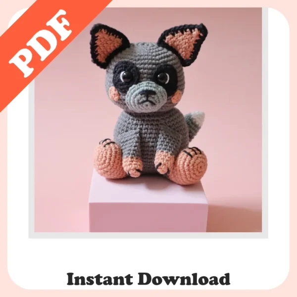 Best Blue Heeler Crochet Pattern – Easy Amigurumi Dog