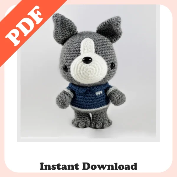 Best Boston Terrier Crochet Pattern – Adorable Amigurumi Dog