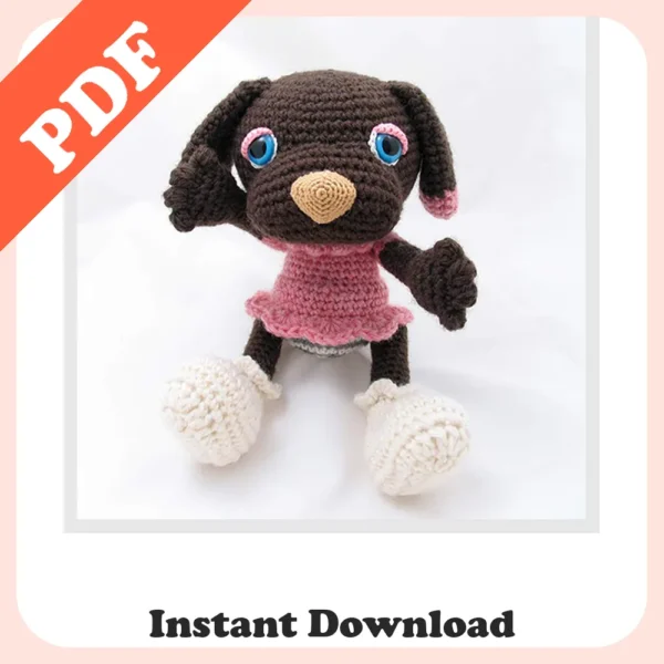 Best Brownie the Dog Crochet Pattern – Easy Amigurumi Dog