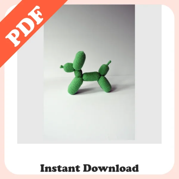 Best Crochet Dog Pattern – Fun Amigurumi Balloon Dog DIY