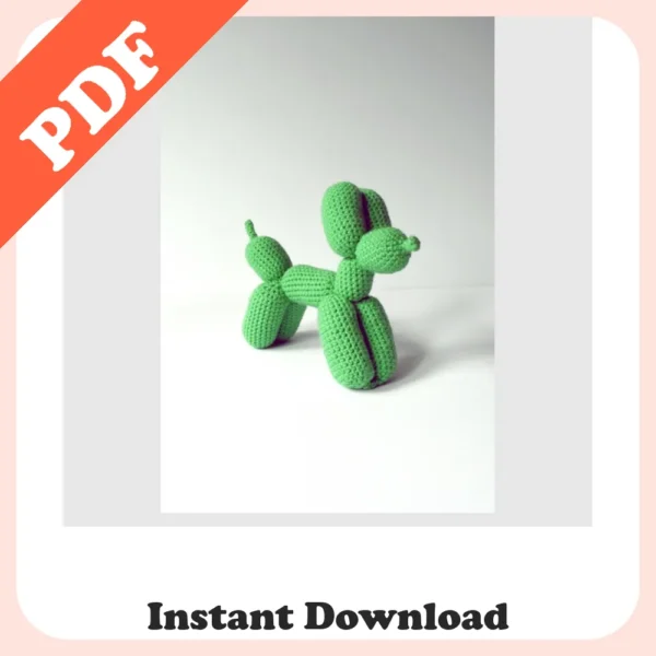 Best Crochet Dog Pattern – Fun Amigurumi Balloon Dog DIY