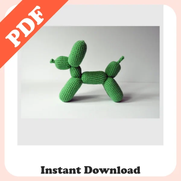 Best Crochet Dog Pattern – Fun Amigurumi Balloon Dog DIY