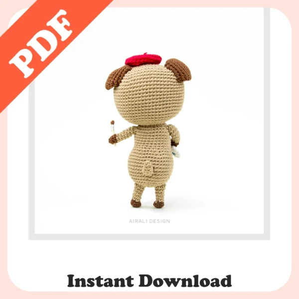 Best Pug Crochet Pattern – Cute Amigurumi Dog DIY