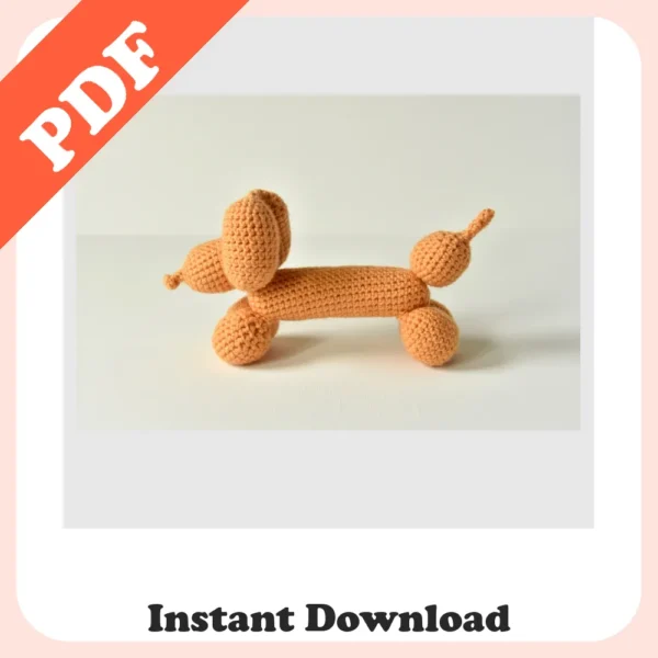 Best Wiener Dog Crochet Pattern – Fun & Easy Balloon Dog