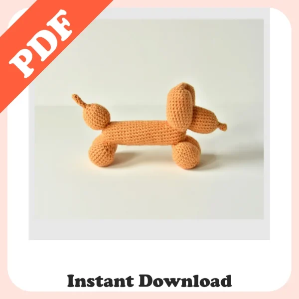 Best Wiener Dog Crochet Pattern – Fun & Easy Balloon Dog